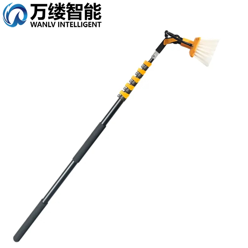 Ideal Solar Panel Cleaning Tool Manual Spray Cleaning Brush with Water Pump
