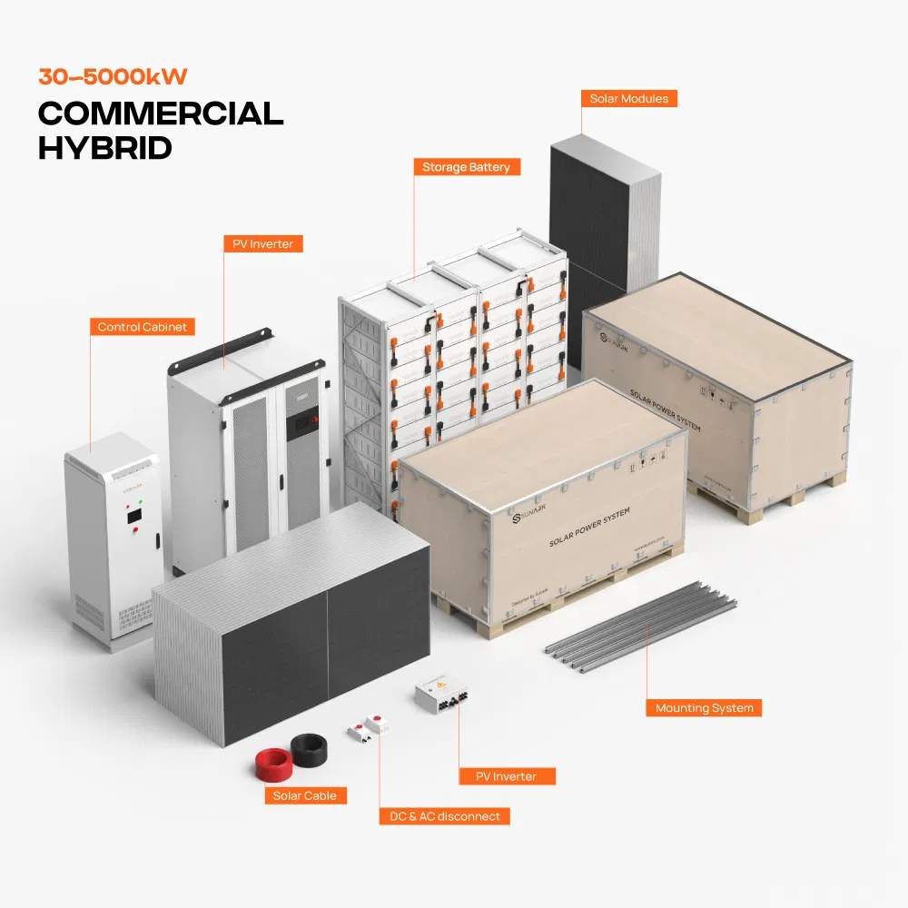 Sunark Highest Efficiency Solar Energy System 200kw 2000kw 5000kw Solar Panel System 30 Years Warranty