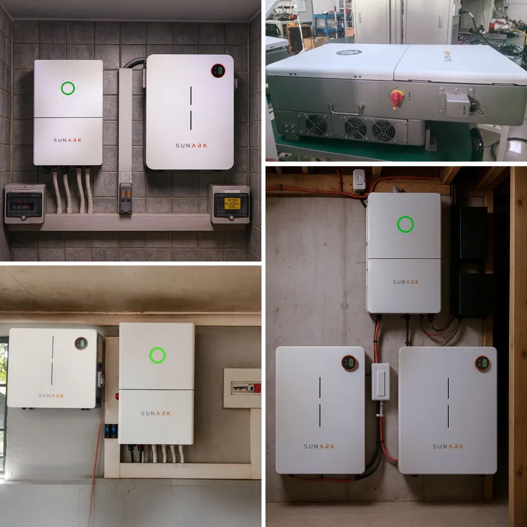 Sunark Solar Panel Grid System 5kw 10kw 12kw Us Version Solar Power System with Storage Set