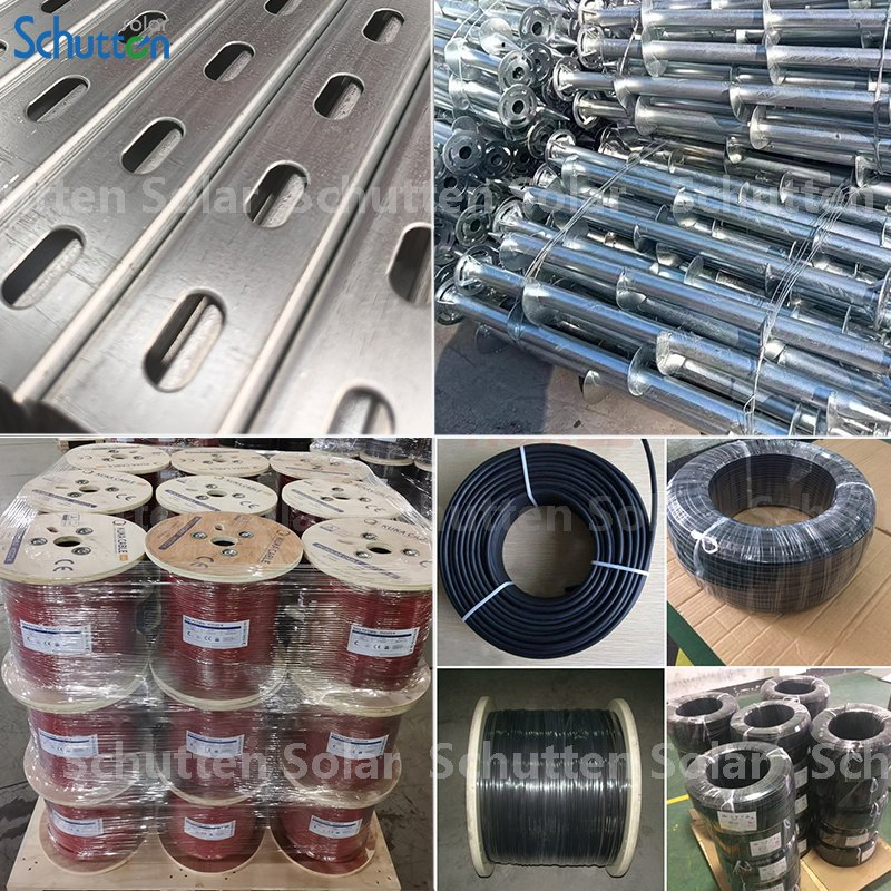 Complete Solar on 30kw System 300kw 500kw 600K on Grid Storage System 40000W 50000W Solar Panel Energy Solar System for The Whole House