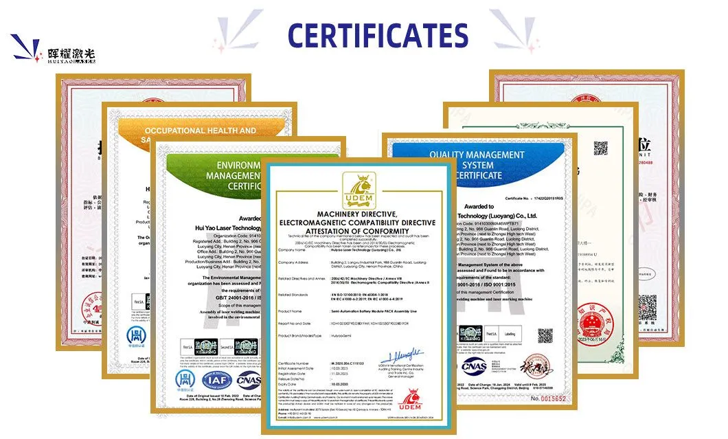 Certificates