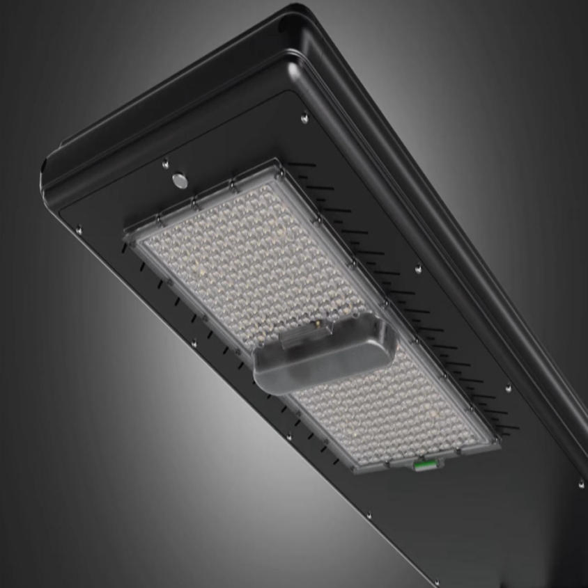 100W Eco Friendly Waterproof Dustproof Anti Corrosion Easy Installation All in One Solar Street Light