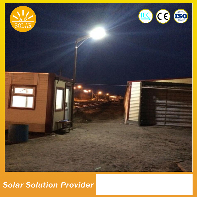 Easy Installation Intelligent 50W 60W 70W All in One Integrated Solar Street Lights with Sensor