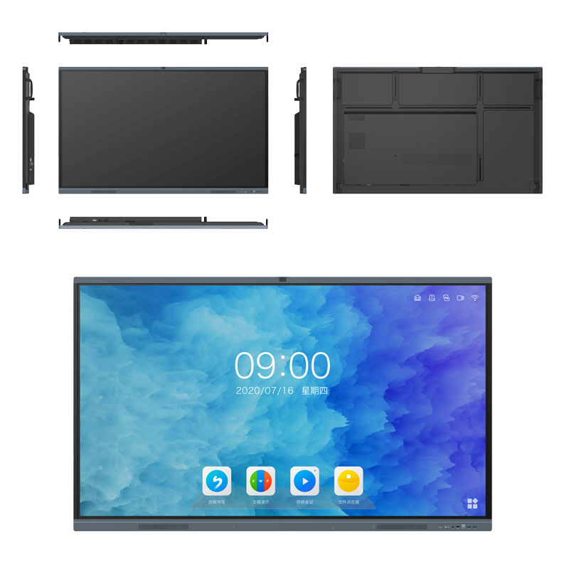 55 65 75 86 98 110 Inch LCD Touch Screen All-in-One PC Whiteboard Interactive Flat Panel Smart TV for Education Meeting Conference