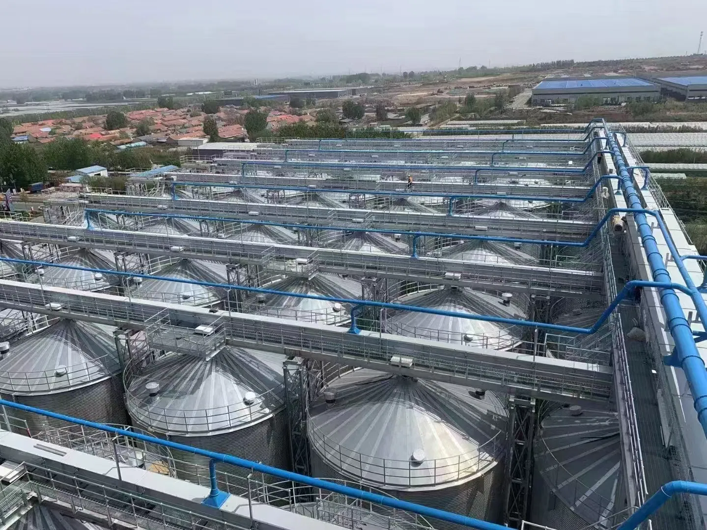 Large Silo Installation