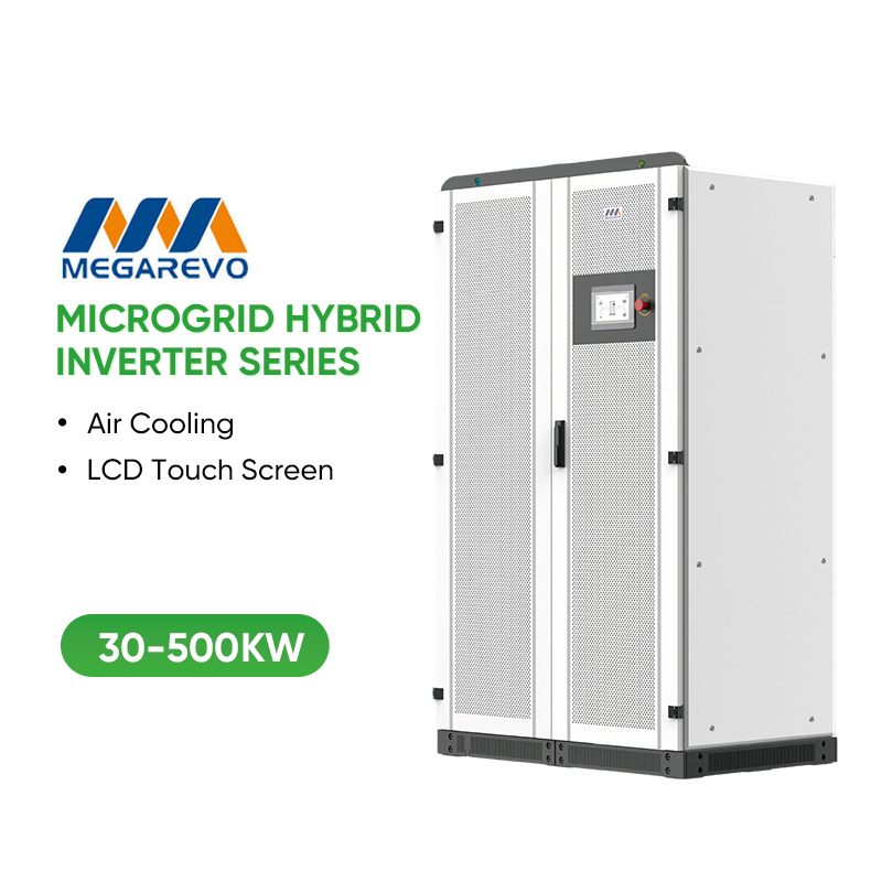 Megarevo Solar Inverter 3 Phase Mps0250 Series 30kw 50kw 100kw 150kw 250kw Hybrid Inverter Professional Commercial Solar System with Battery Storage Integration