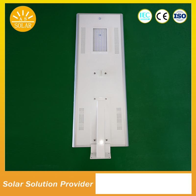 Easy Installation Intelligent 50W 60W 70W All in One Integrated Solar Street Lights with Sensor