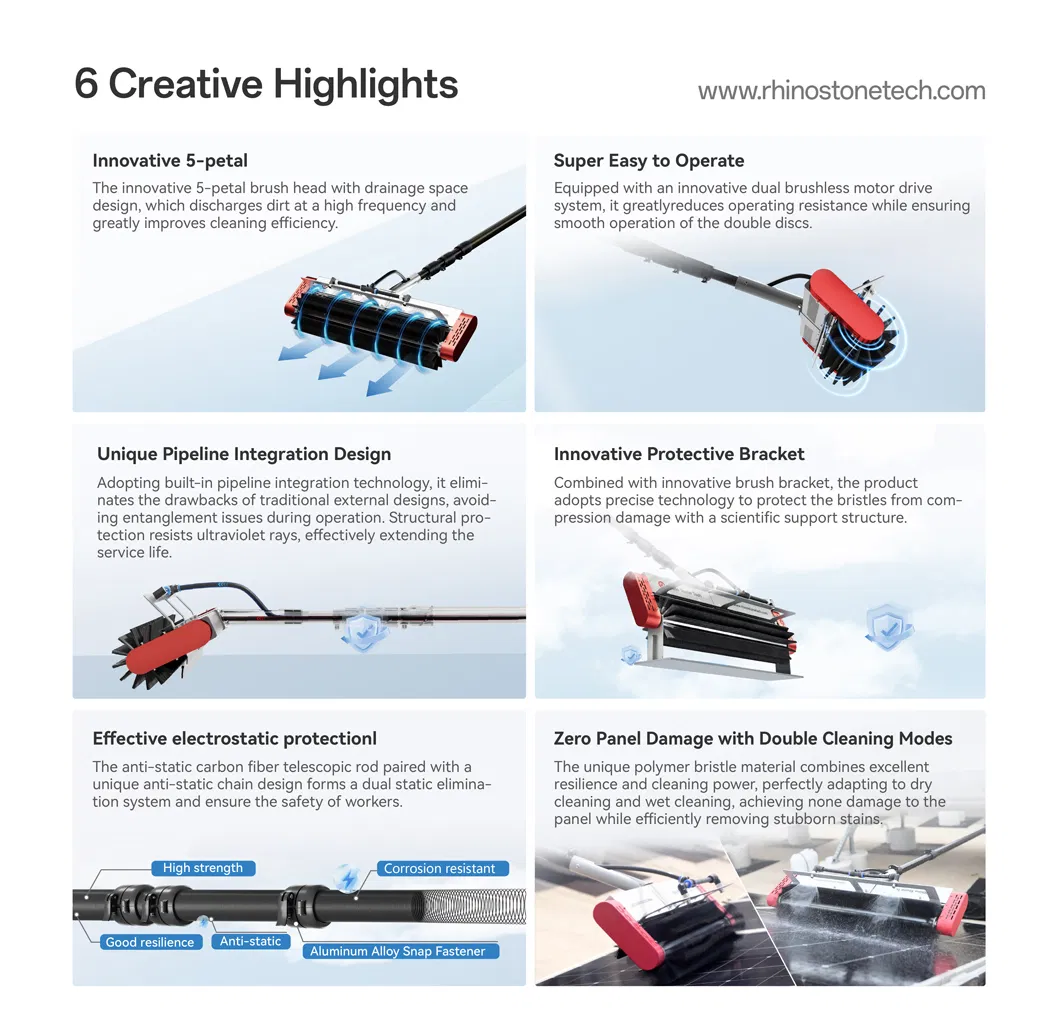 Advantages of Solar Cleaning Brush