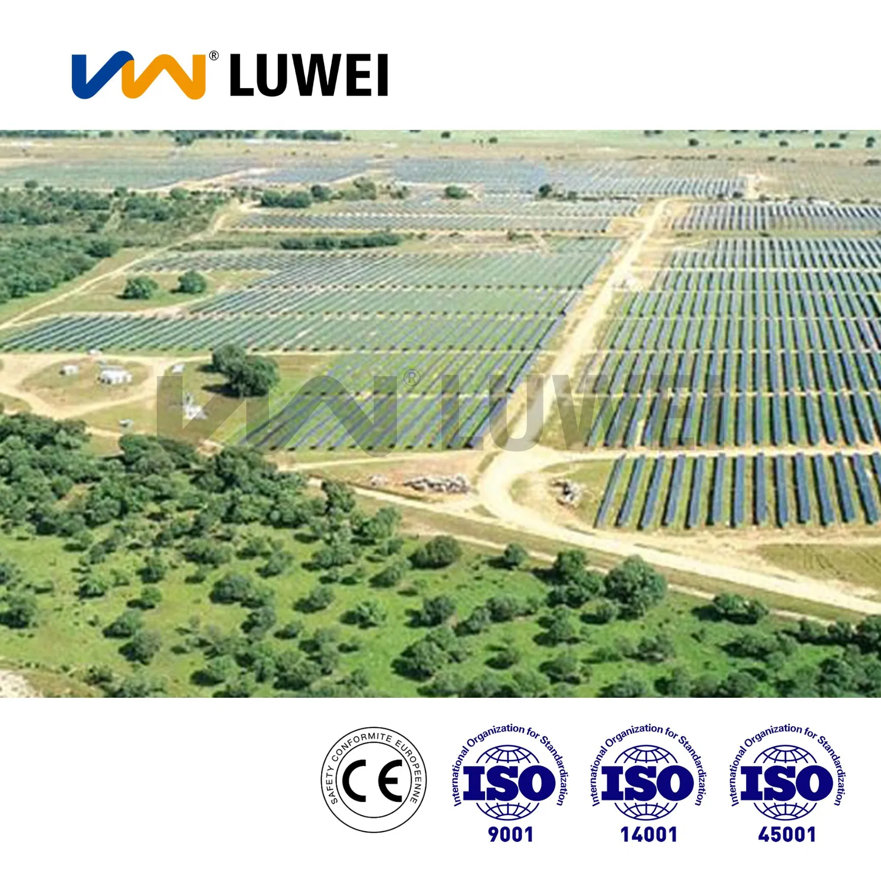 Solar Farm Mounting Solutions by Luwei for 5kw and 15kw Kits