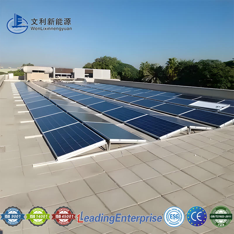 Factory Direct Flat Roof U Channel Photovoltaic Bracket Solar Mounting Easy Install and Quick Assembly for PV Panels