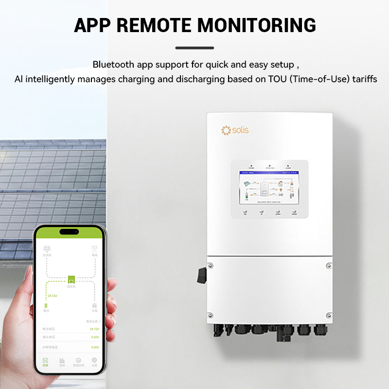 Solis S6-Eh1p (3-10) K-L-Plus Hybrid Solar Inverter 3-10kw Single Phase Home Energy Storage System Battery Ready WiFi Monitoring