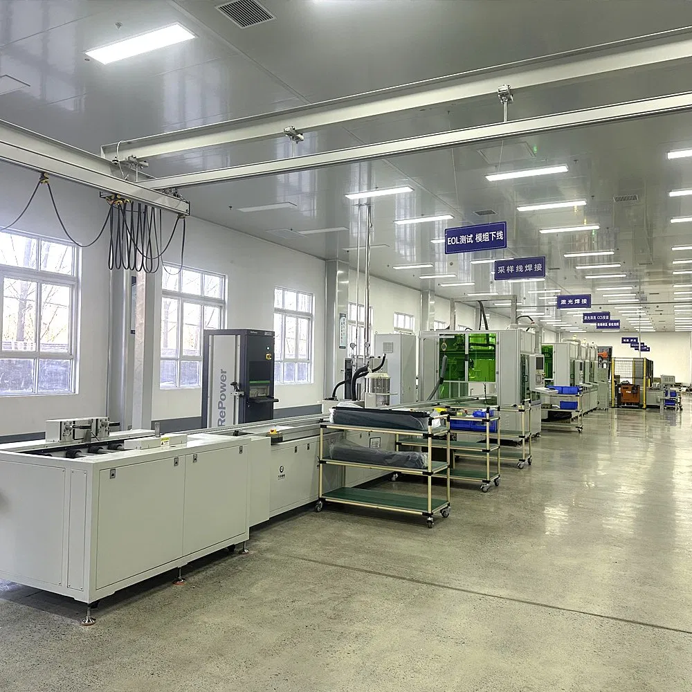 Automated Assembly Line for Electric Vehicles Lithium Batteries and Solar Panels Energy Storage System Battery Module