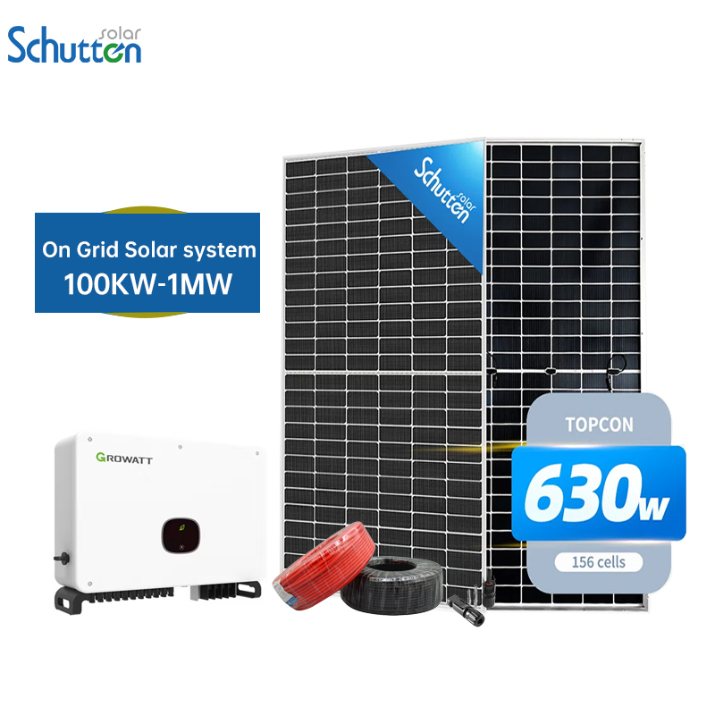 High-Efficiency Schutten 300kw to 700kw Solar Energy System