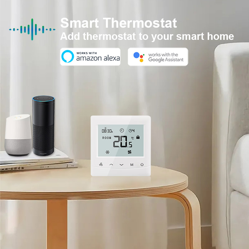 WiFi Smart Tuya WiFi Room Thermostat for Fan Coil Unit System Thermostat