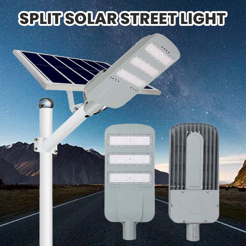Energy Saving Aluminum Outdoor Road Lamp IP67 Highway Simple Installation 100W 200W 400W 600W Split Solar LED Street Light
