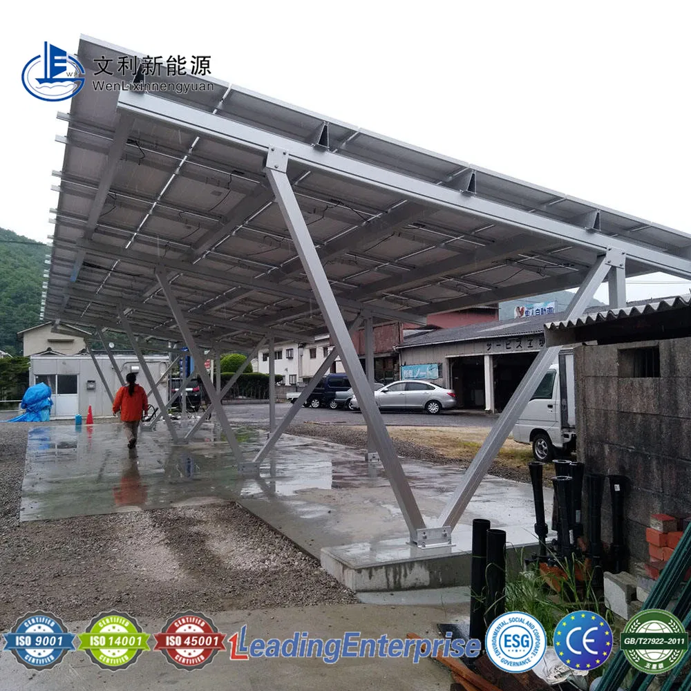 Wholesale Factory Direct High Quality Customized Design Fast Assembly Carbon Steel PV Structures Solar Panel Carport Mount System