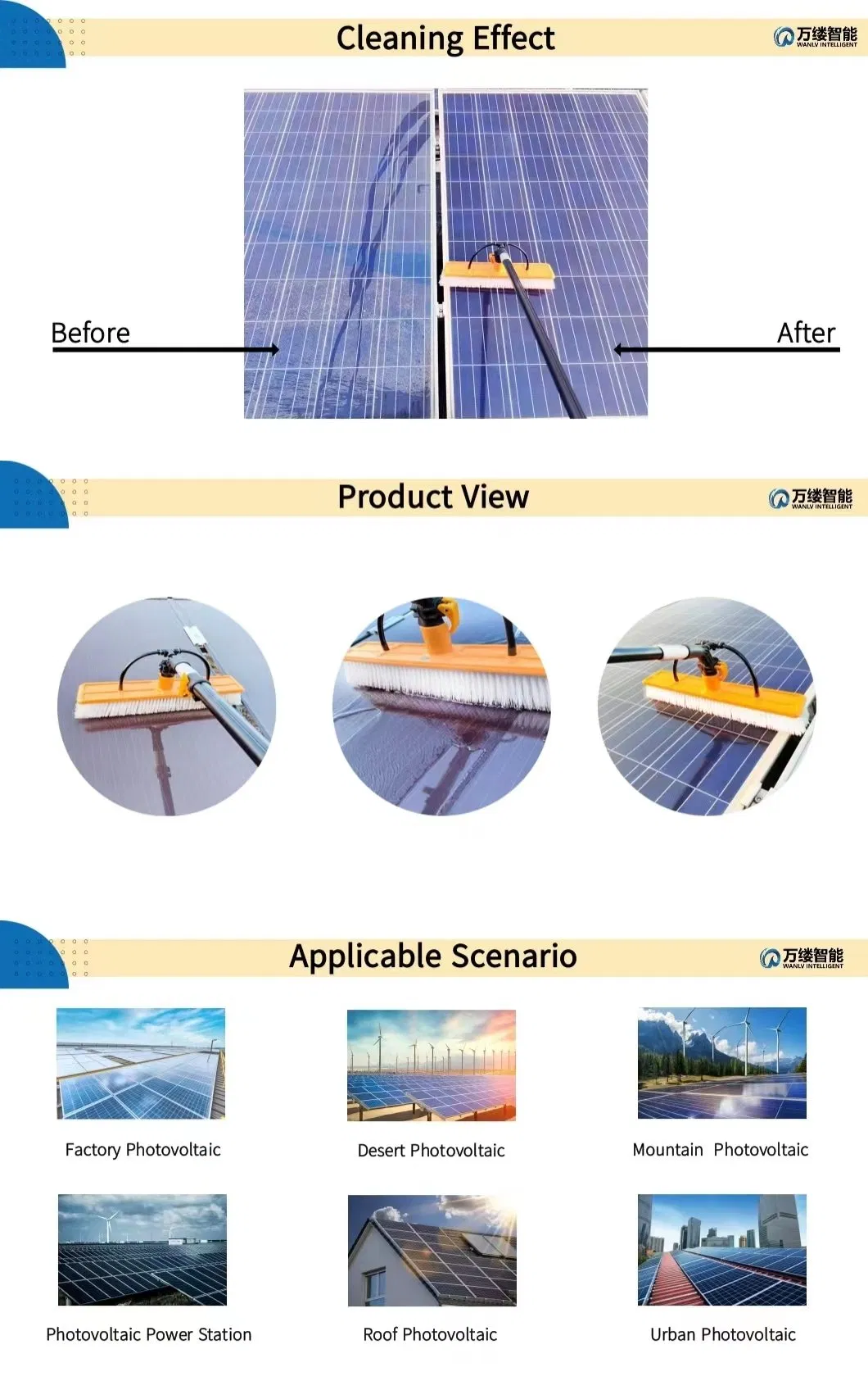 Solar Panel Cleaning Brush Detail 5