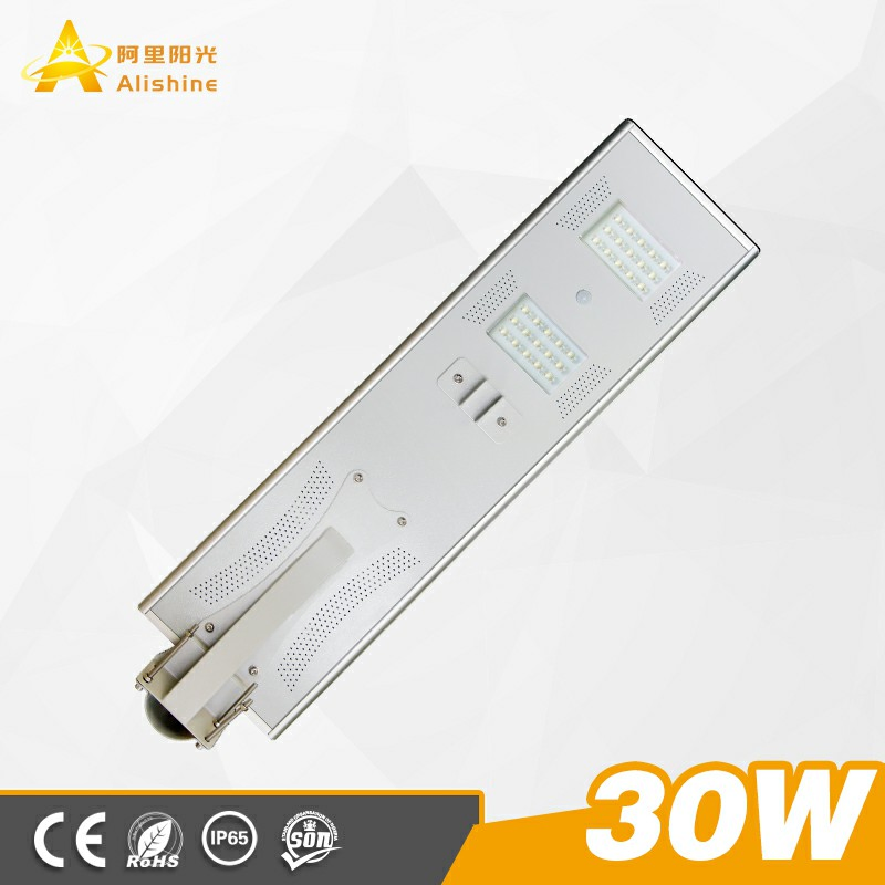 High Brightness 30W Solar Street Lamp LED Garden Lighting