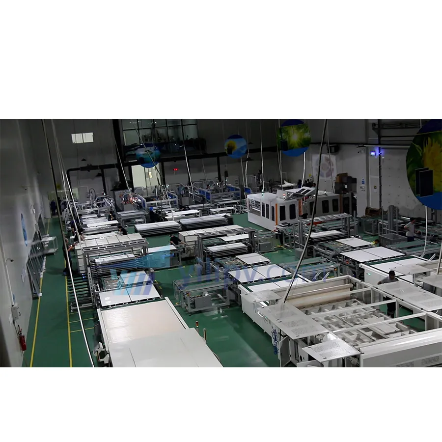 Solar Panel Production Line Overview