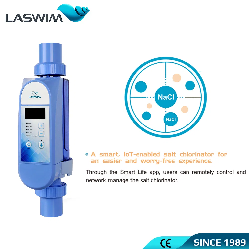 Ec PRO Series Smart Salt Chlorinator APP-Controlled Pool Chlorine Generator with Self-Cleaning &amp; IoT Features