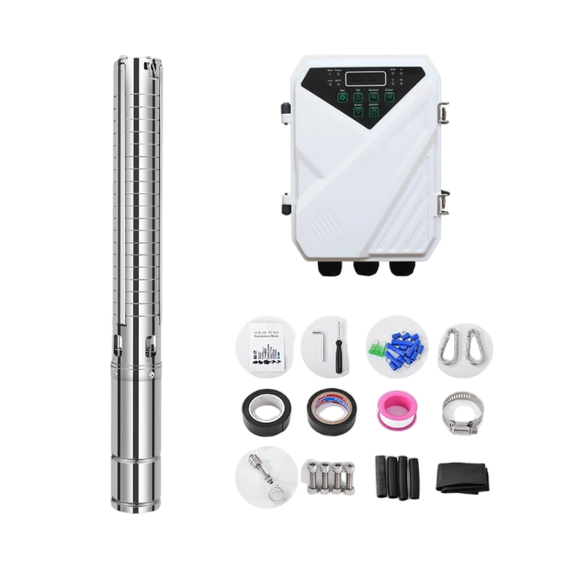 High-Efficiency 5HP Hybrid Solar Panel Water Pump System