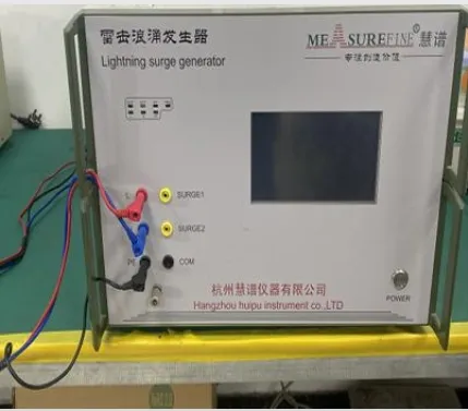 Lightning surge tester