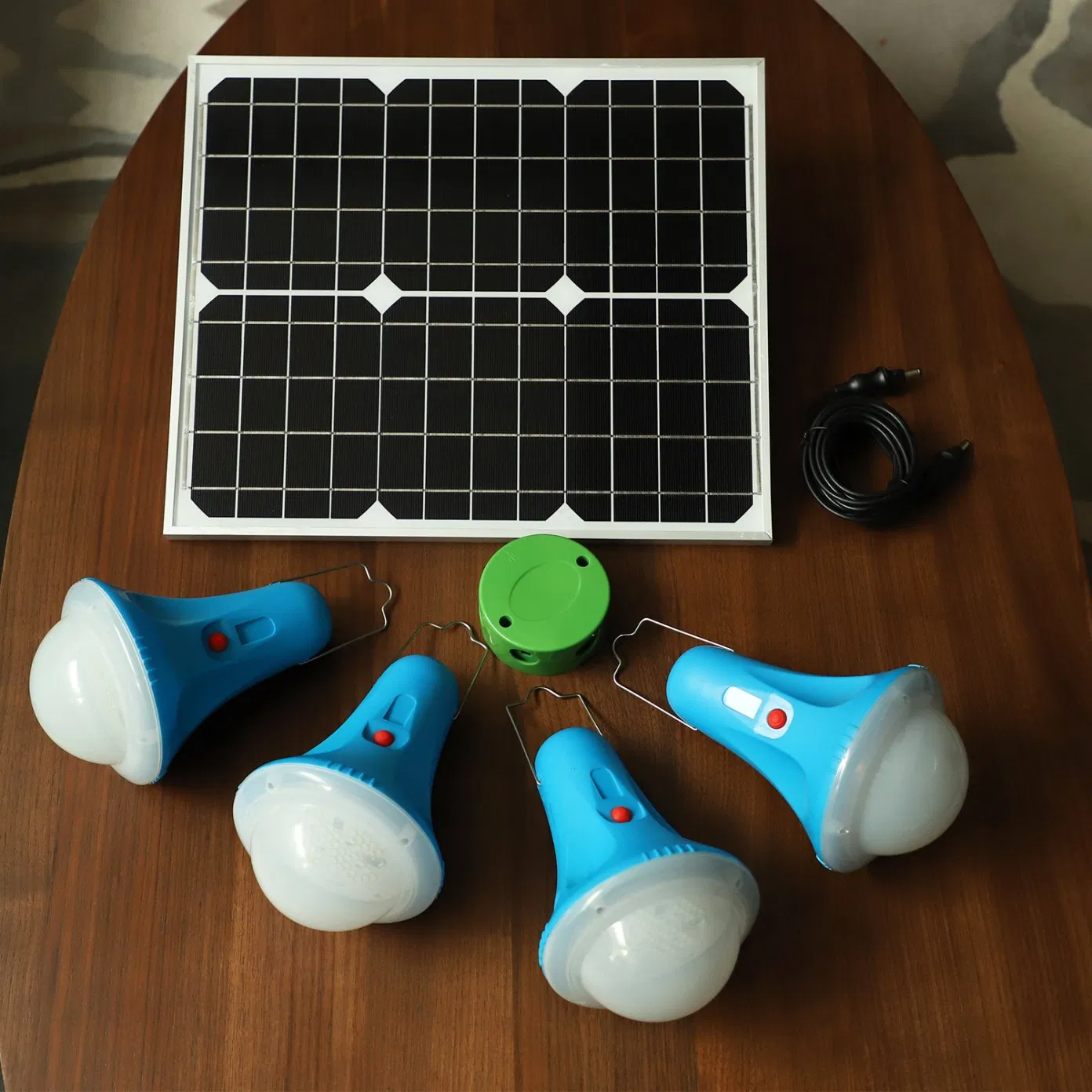Hot Selling Solar System with 4 LED Lighting for Indoor and Outdoor
