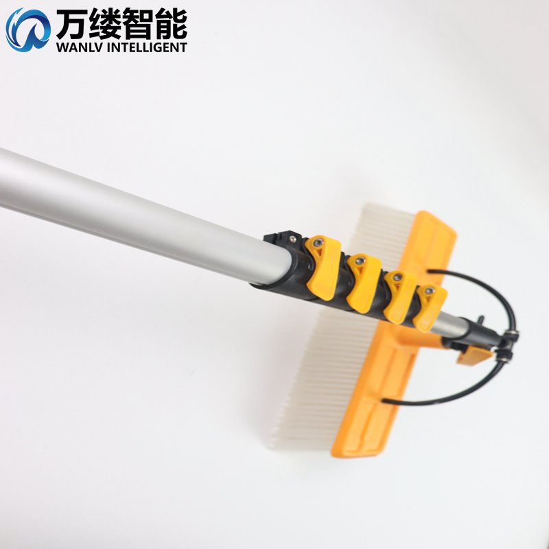 Solar Panel Spray Cleaning Brush Connect to Tap or Pump in Option