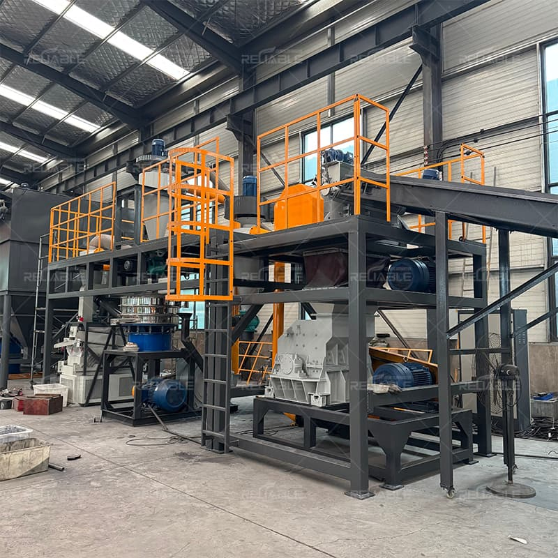 Industrial Grade PV Solar Panel Recycling Machine High Precision Solar Module Crushing and Sorting Machine