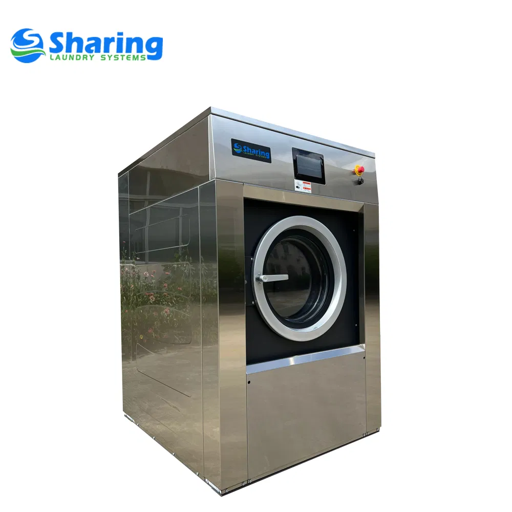 25kg High Efficiency Industrial Soft Mount Washer Extractor Commercial Laundry Washing Machine