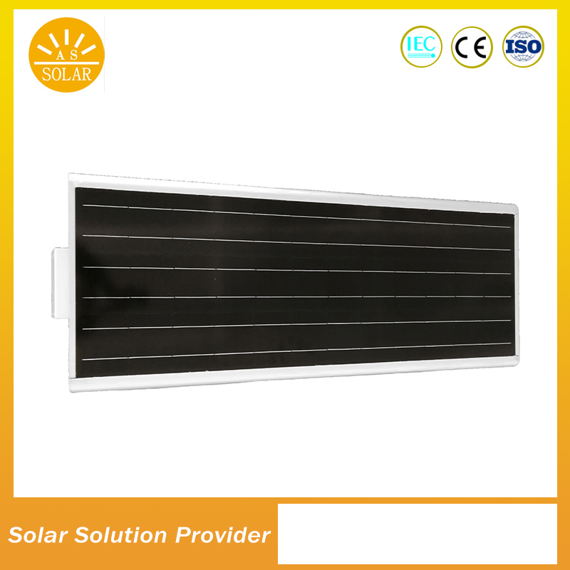 Easy Installation Intelligent 50W 60W 70W All in One Integrated Solar Street Lights with Sensor