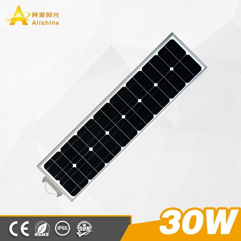 High Brightness 30W Solar Street Lamp LED Garden Lighting