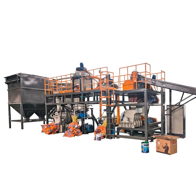 Industrial Grade PV Solar Panel Recycling Machine High Precision Solar Module Crushing and Sorting Machine