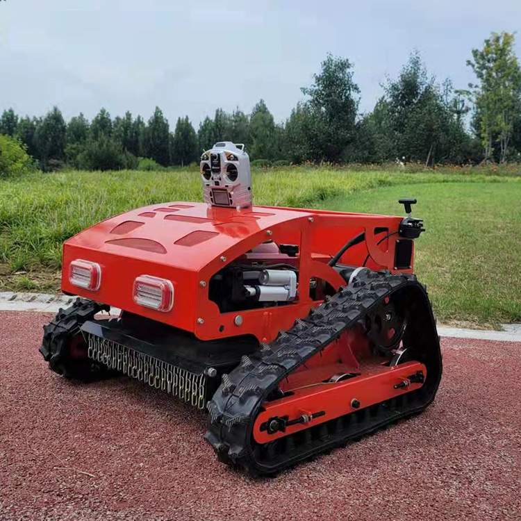 Agricultural Garden Automatic Portable Grass Cutter Smart Cutting Machine Mini Small Gasoline Crawler Tractor Electric Petrol Remote Control Robot Lawn Mower