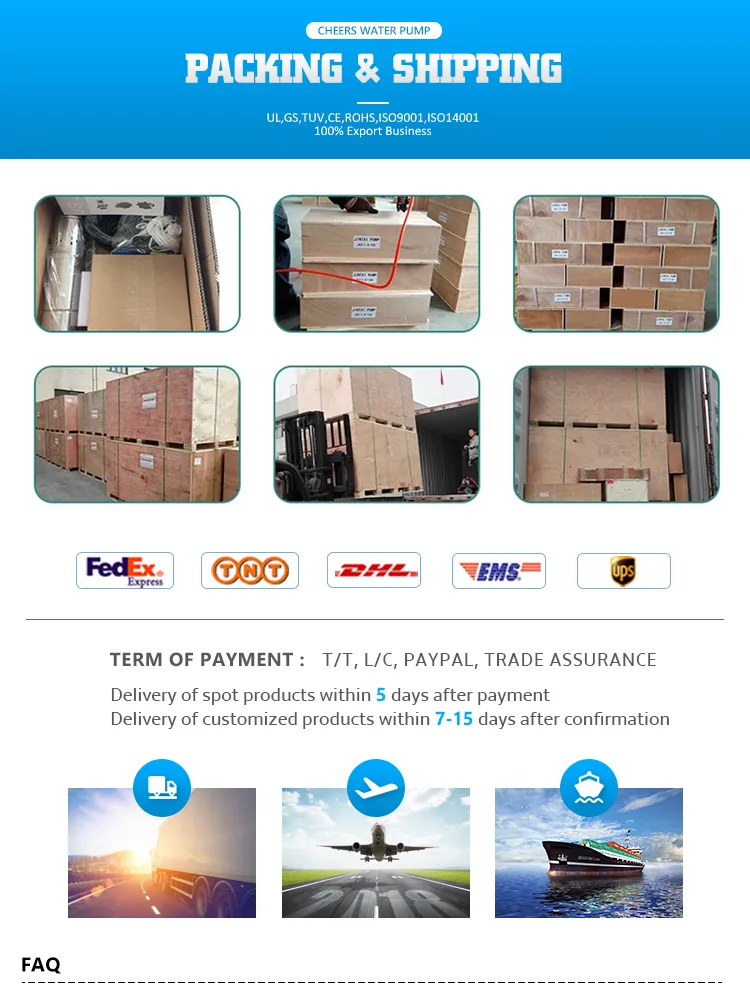 Packing and Shipping