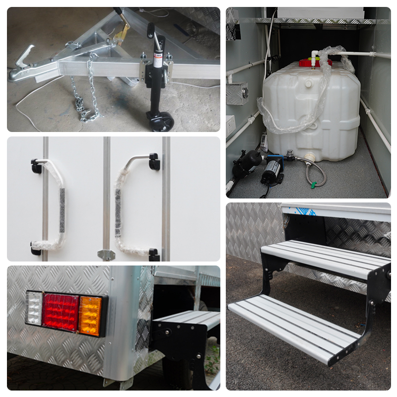 Outdoor Street-Smart Mobile Restroom Trailer / Portable Chemical Toilet / Movable Bathroom Unit