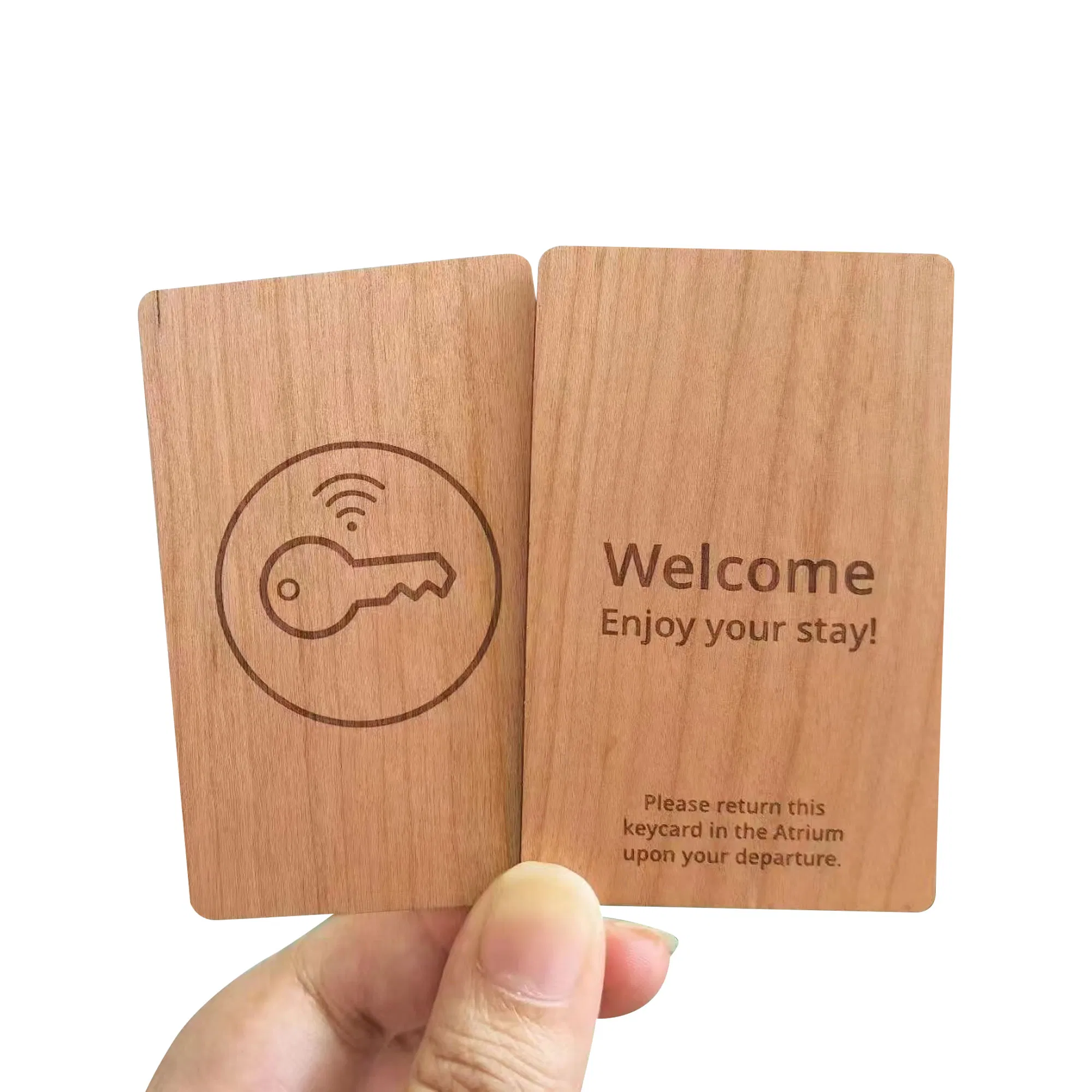 Customized Stainless Steel Hotel RFID Cr80 Plastic PVC Wooden Access Control Metal Proximity Smart Gift VIP Business NFC Card