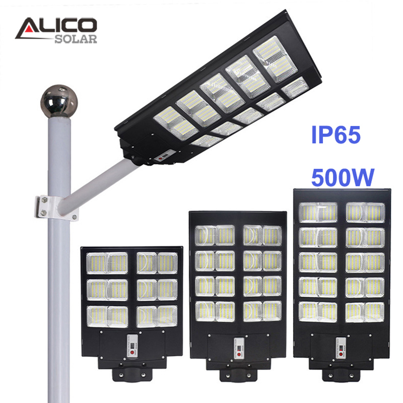 Alicosolar Supplier Factory Direct IP65 67 15-500W Solar LED Street Lighting System Price