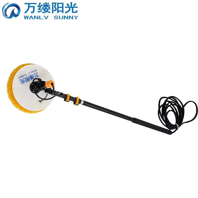 Hassle-Free Solar Panel Cleaning Brush with Long-Distance Pump