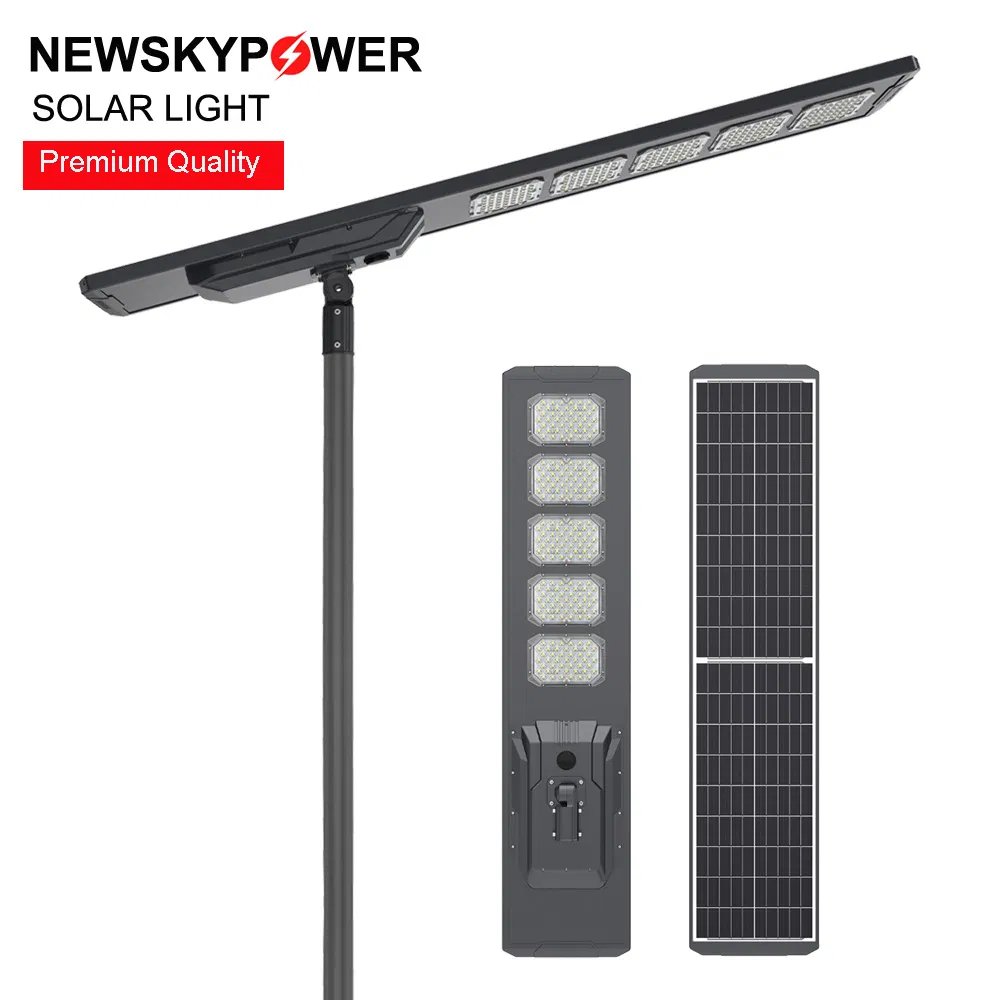 Industrial 13000lm Powered LED All-in-One Street Solar Lights for Project Highway Installation