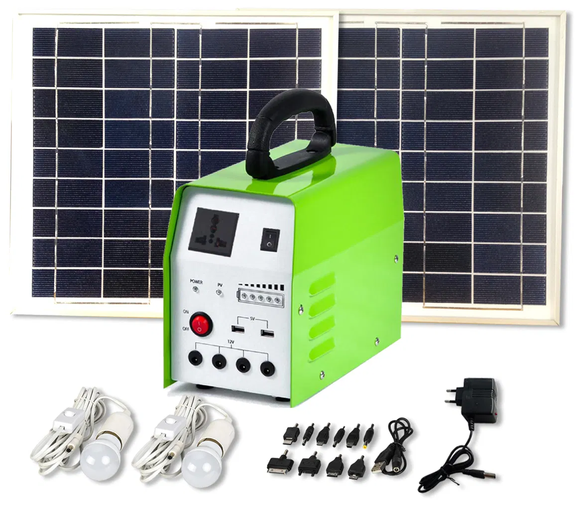 Portable Solar Power System with Solar Panels, Solar Inverter, Solar Battery, Solar Controller