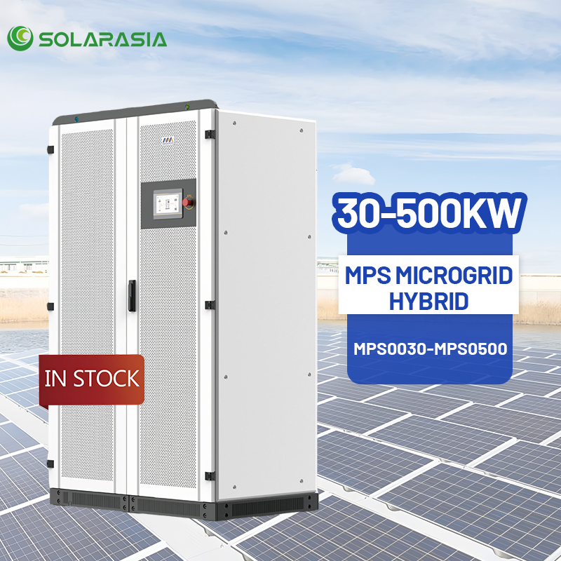 Megarevo Solar Inverter 3 Phase Mps0250 Series 30kw 50kw 100kw 150kw 250kw Hybrid Inverter Professional Commercial Solar System with Battery Storage Integration