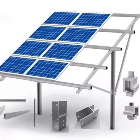 Easy Installation Pre-Assembly Structure High Quality Solar Panel Aluminum Support OEM