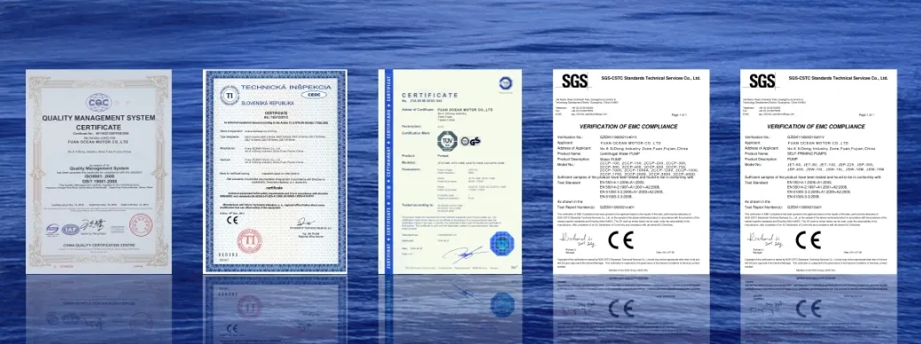 Product Certifications