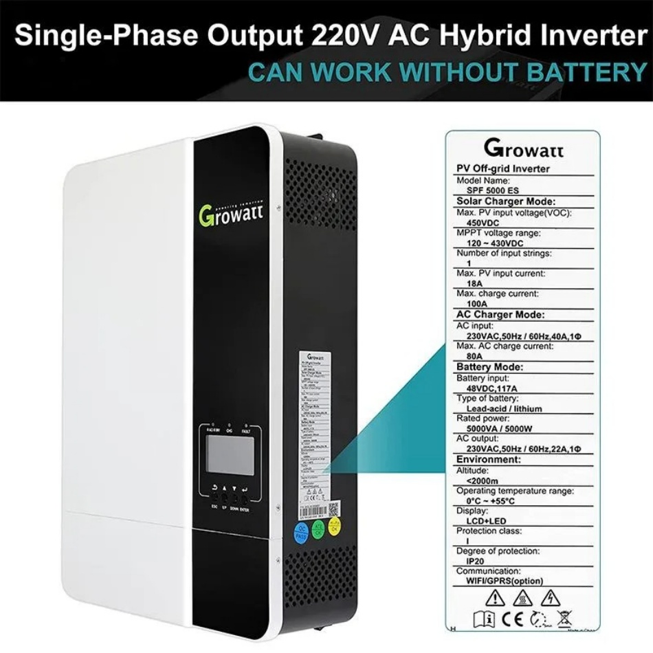 Energy Storage Integration Hybrid Solar Inverter Rack-Mounted off-Grid Inverter