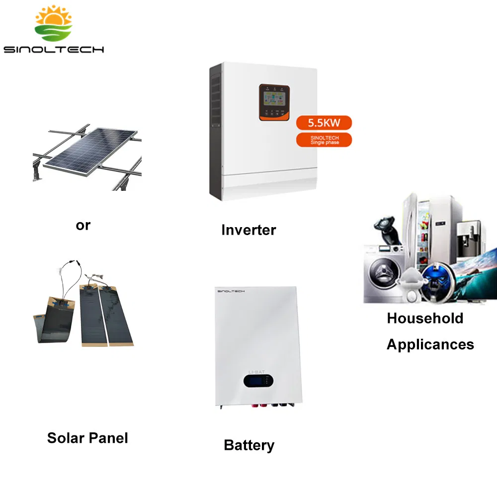 10kw off Grid Solar Home System with 10kw Inverter and 20kwh Battery