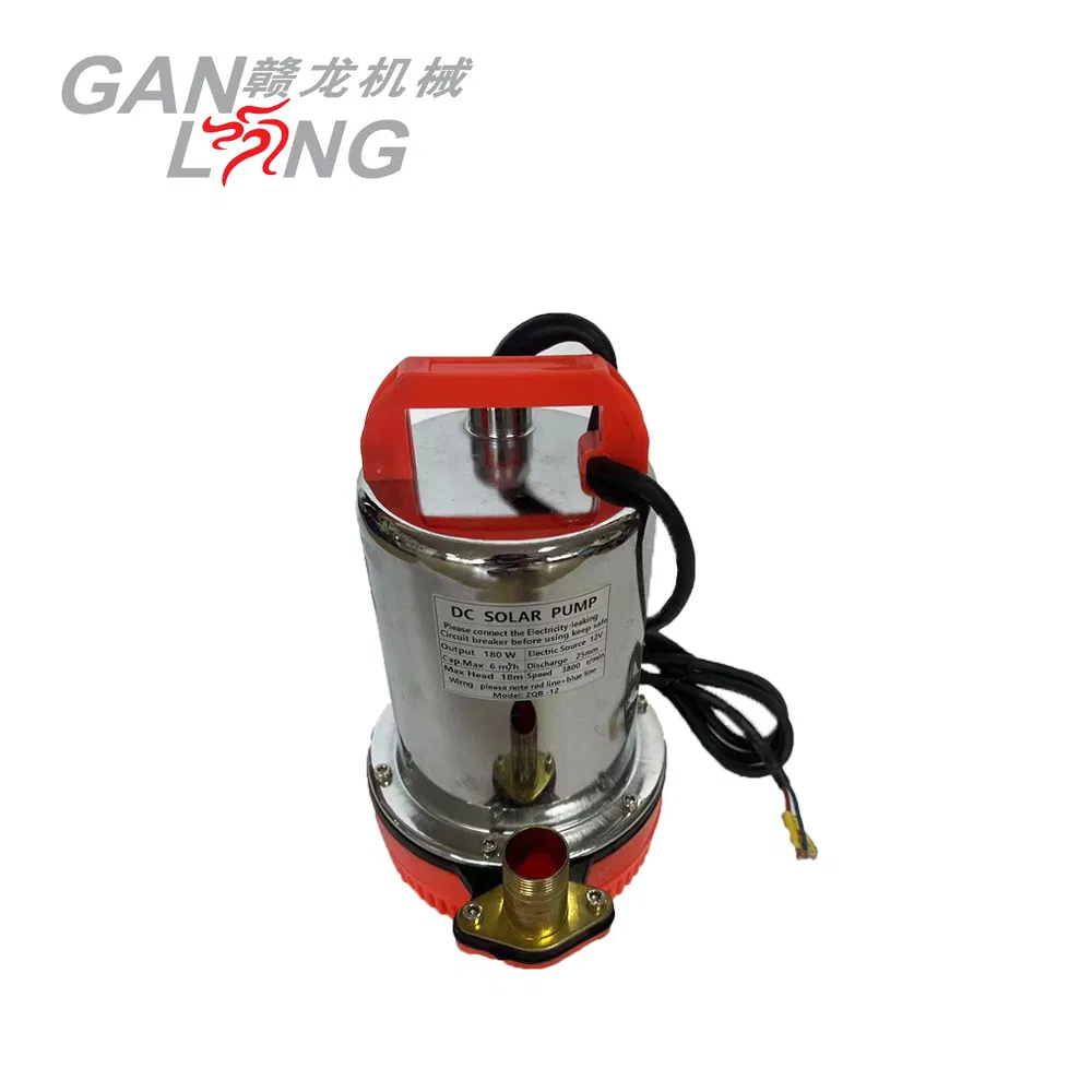 Factory Direct Portable Hot Sale 12V 200W Solar Powered DC Submersible Water Pump