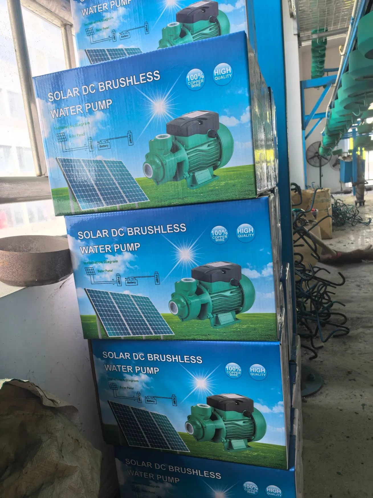 Portable Mini Solar Powered Water Pump Aluminum Alloy for Agricultural Irrigation Garden Watering