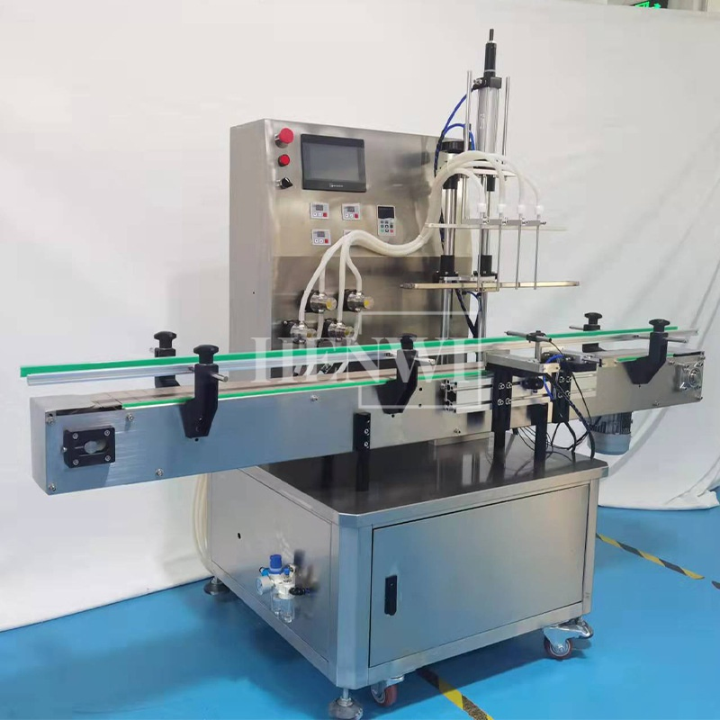 New Design Small Digital Magnetic Pump Low Viscosity Liquid Filling Machine Customized 2/4/6/8/10 Head Filling Nozzles