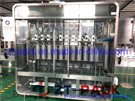 PLC Control Piston Drive Linear Type Automatic Daily Chemical Shampoo Hand Wash Sauce Ketchup Honey Yogurt Viscous Liquid Packing Filling Bottling Machine